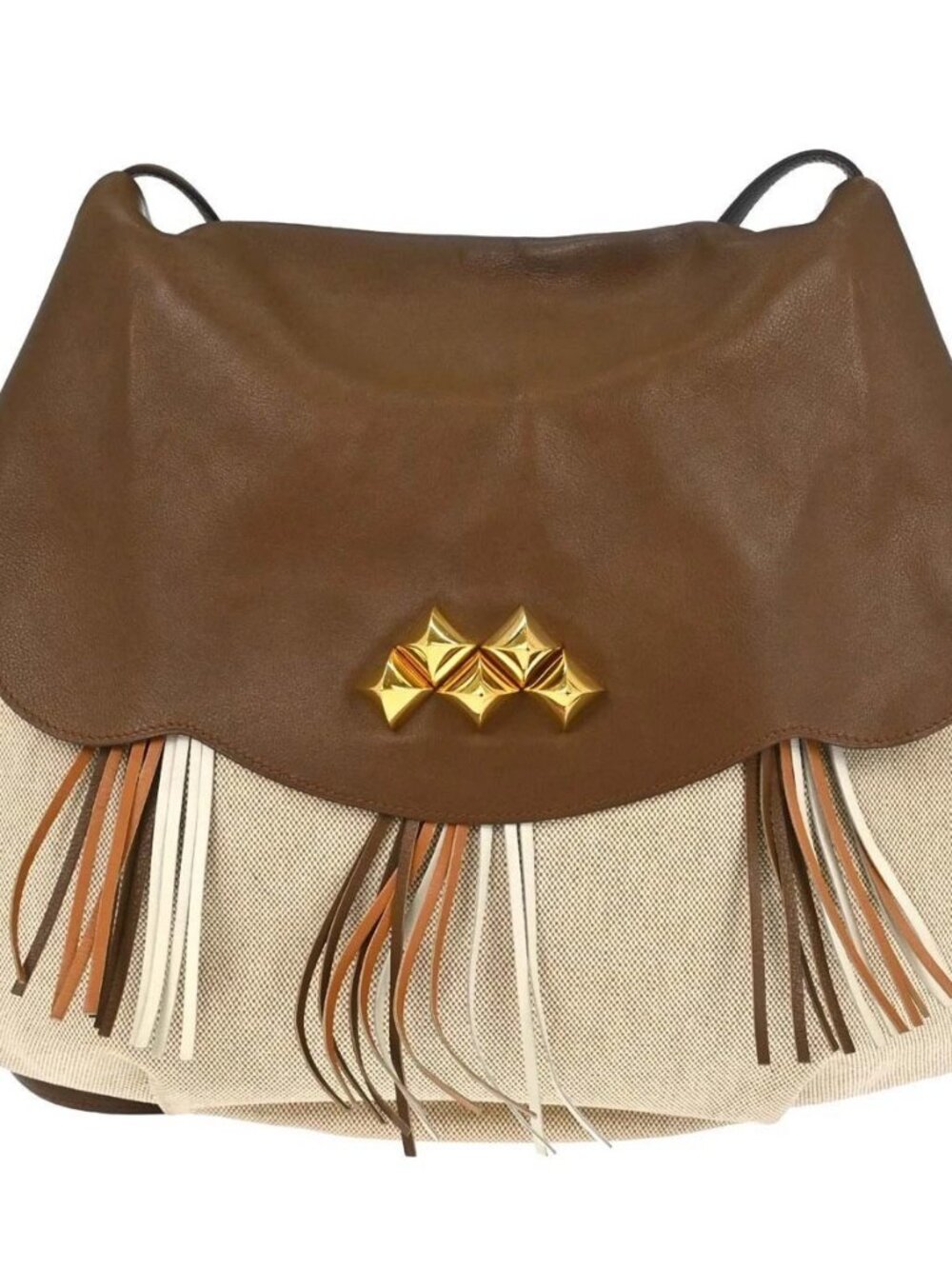 Hermes Gold Brown Toile H Box Calf Barenia Shoulder Bag 179333
